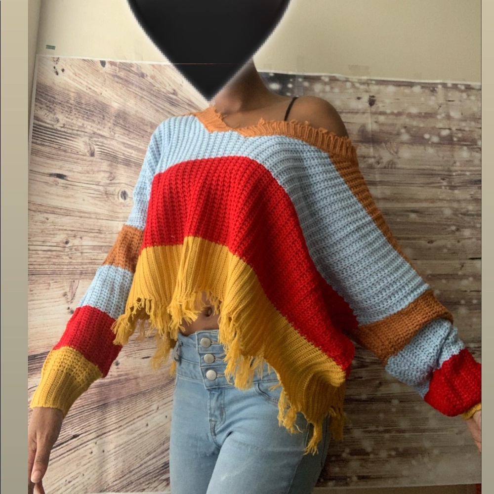 Color block sweaters !!!!💕 - Picture 3 of 5